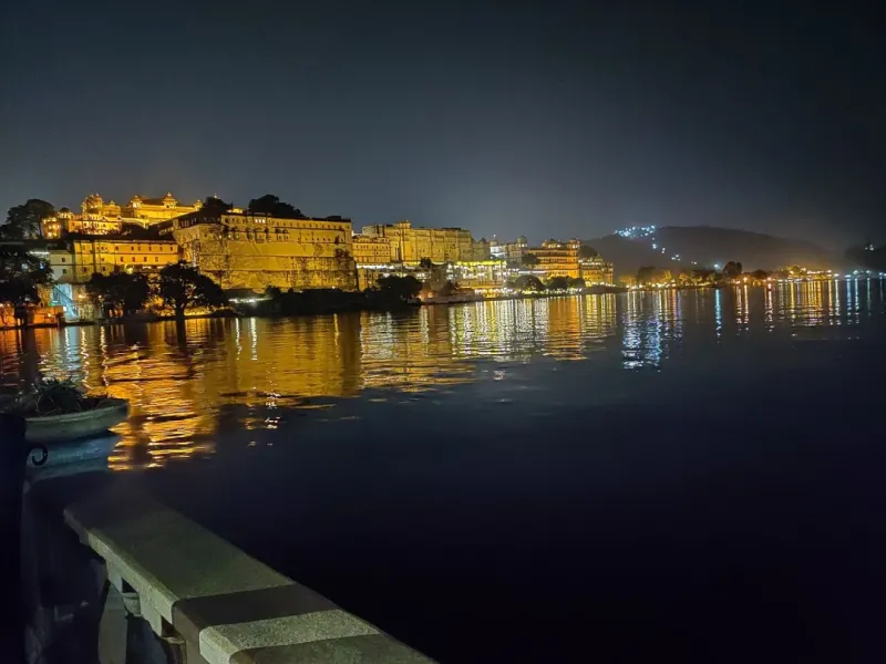 Lake Pichola  Udaipur Night