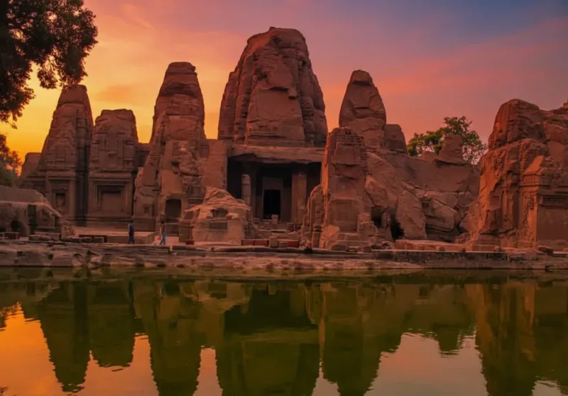 Musroor Rock Cut Temple